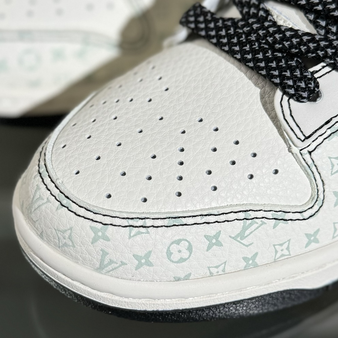 280 Nike SB Dunk Low LV夜光黑底红尾 周年高端定制 低帮休闲板鞋 YX5066-362