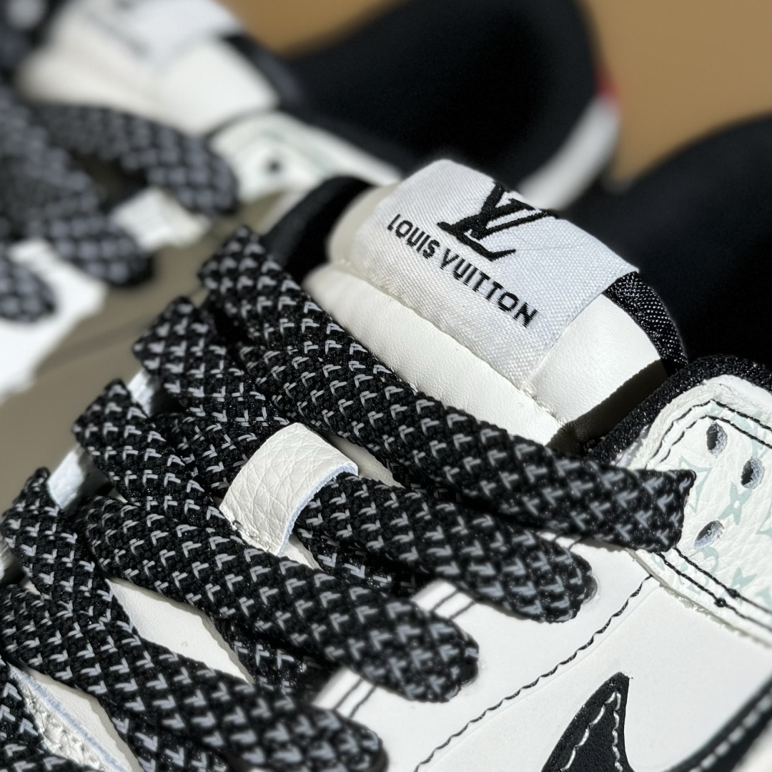 280 Nike SB Dunk Low LV夜光黑底红尾 周年高端定制 低帮休闲板鞋 YX5066-362