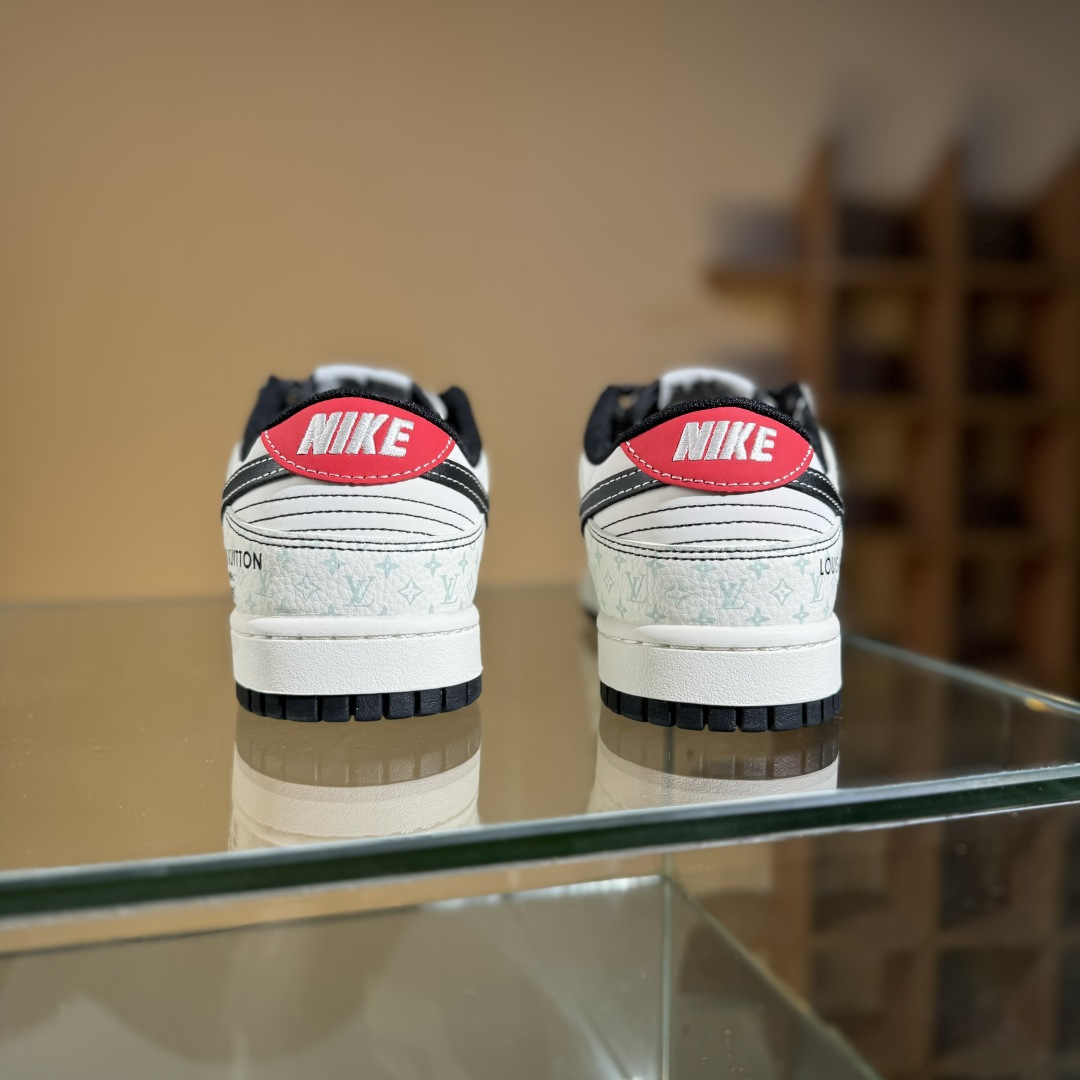 280 Nike SB Dunk Low LV夜光黑底红尾 周年高端定制 低帮休闲板鞋 YX5066-362