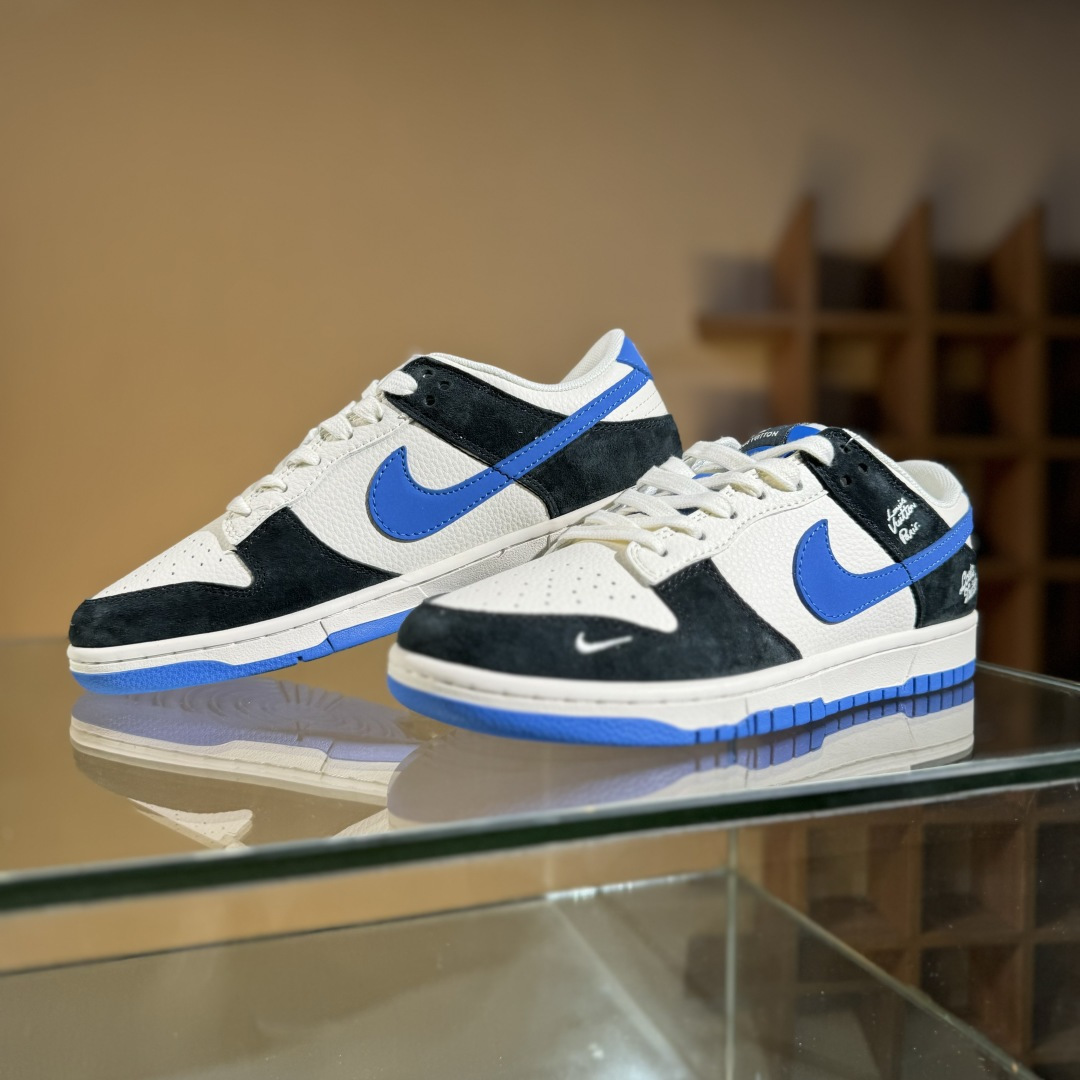 260 Nike SB Dunk Low x Louis Vuitton 黑蓝小勾 XD1588-221