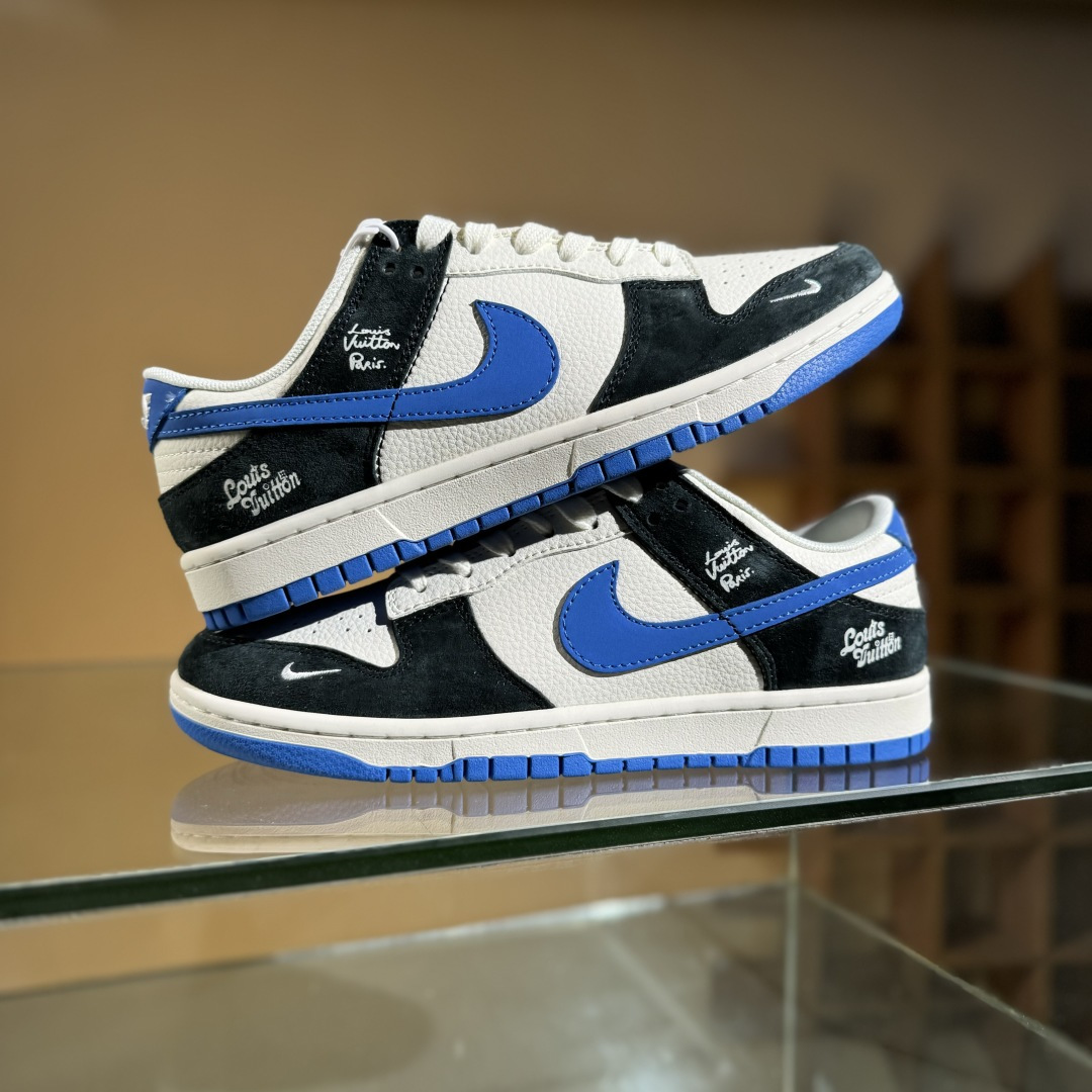 260 Nike SB Dunk Low x Louis Vuitton 黑蓝小勾 XD1588-221