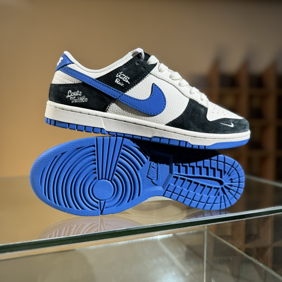 260 Nike SB Dunk Low x Louis Vuitton 黑蓝小勾 XD1588-221