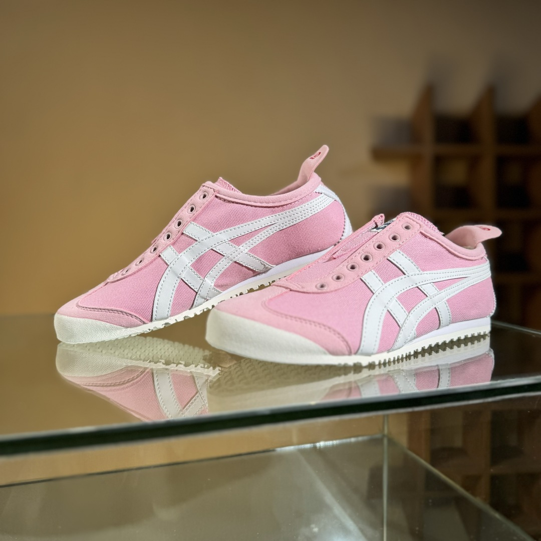 140 Onitsuka Tiger鬼塚虎 Mexico 66 Slip-on 一脚蹬低帮夏季透气运动休闲鞋 1183A360-205