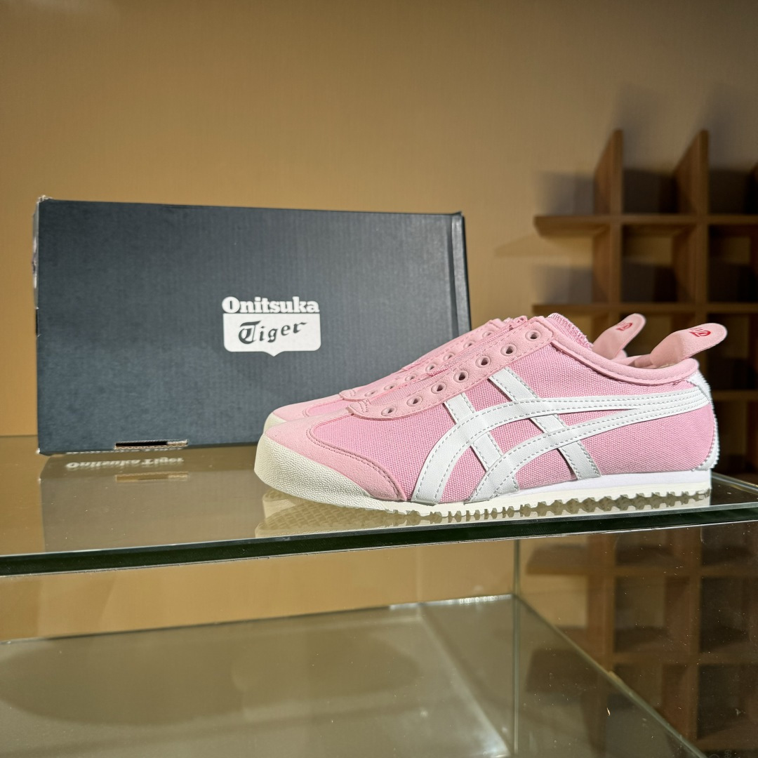 140 Onitsuka Tiger鬼塚虎 Mexico 66 Slip-on 一脚蹬低帮夏季透气运动休闲鞋 1183A360-205