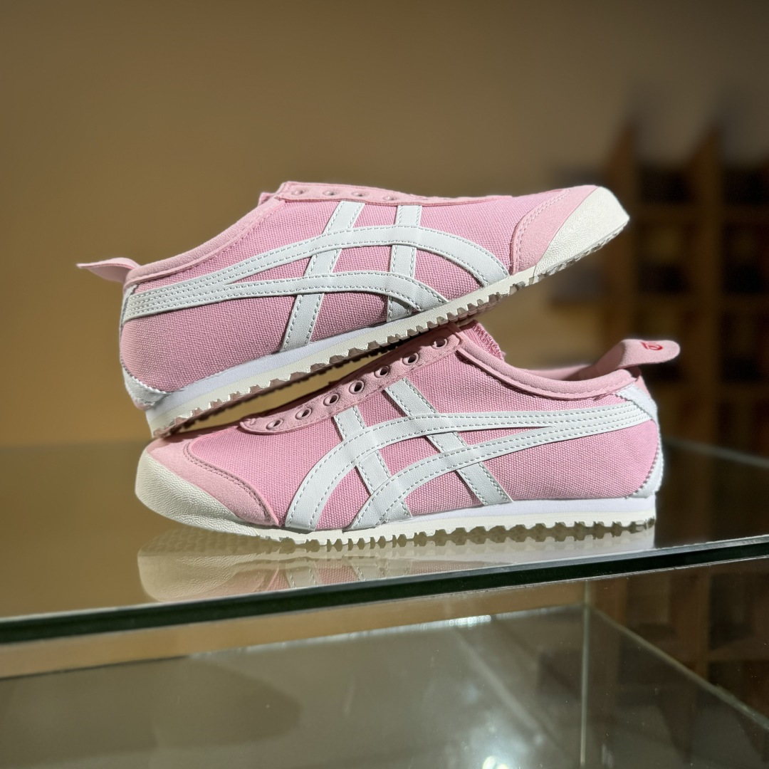 140 Onitsuka Tiger鬼塚虎 Mexico 66 Slip-on 一脚蹬低帮夏季透气运动休闲鞋 1183A360-205