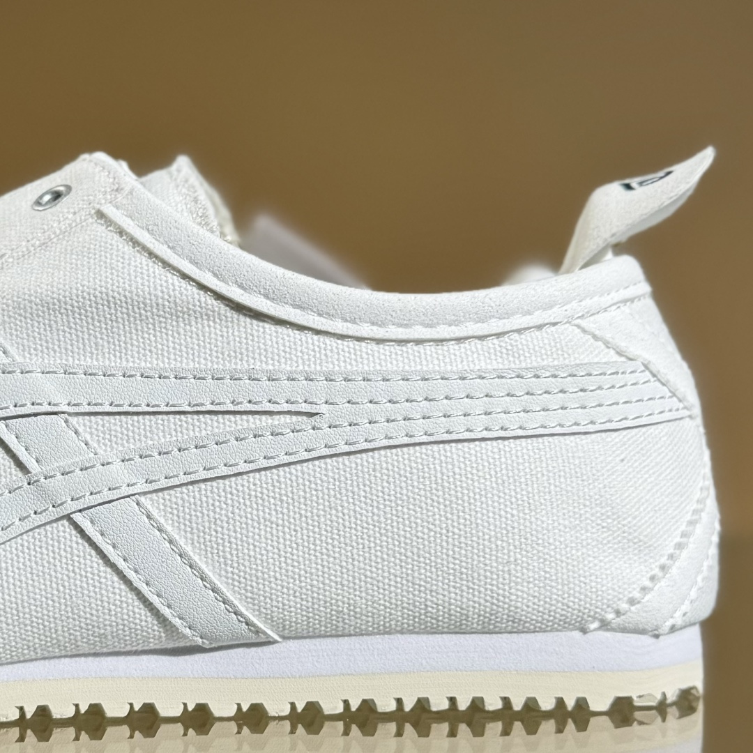 140 Onitsuka Tiger鬼塚虎 Mexico 66 Slip-on 一脚蹬低帮夏季透气运动休闲鞋 1183C141-100