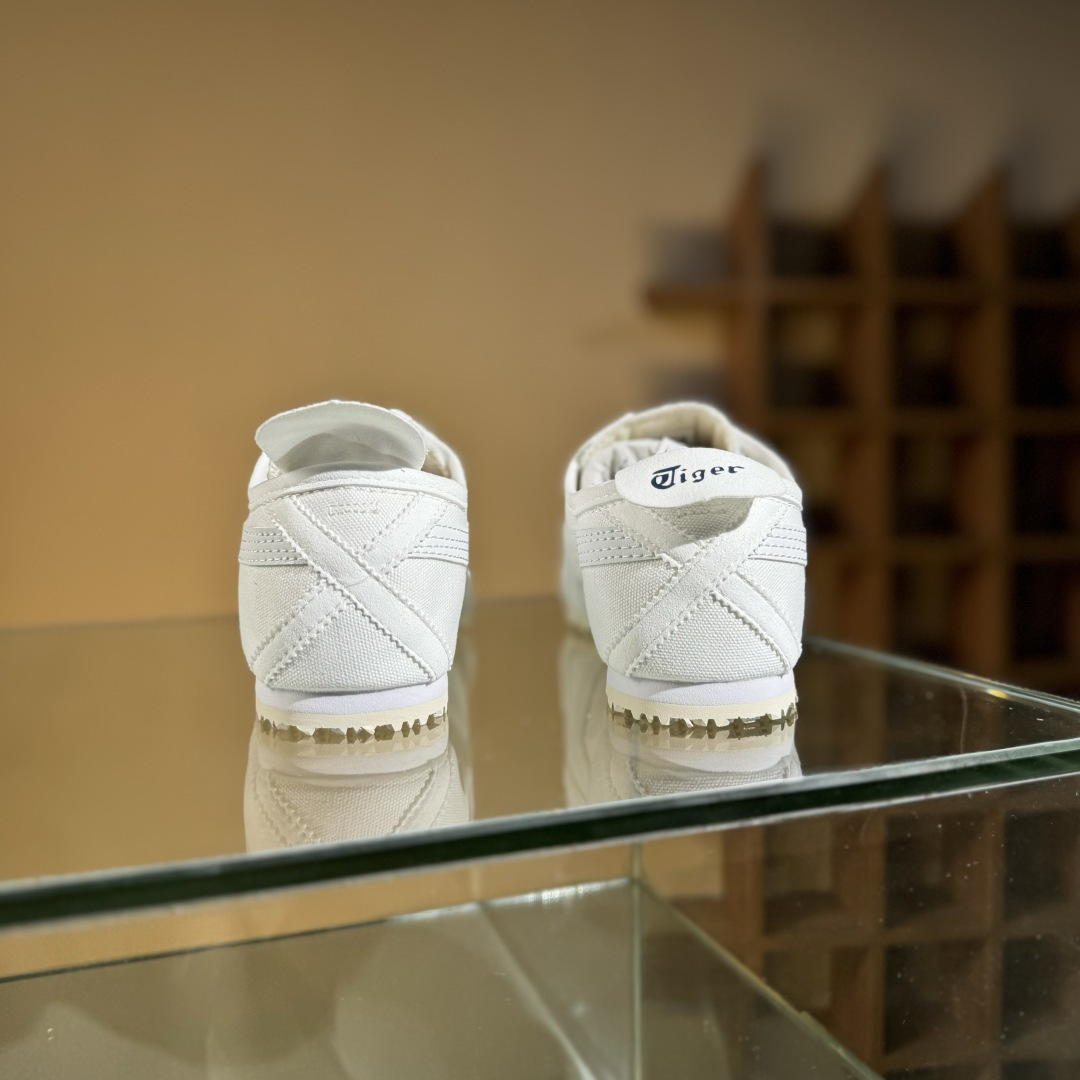 140 Onitsuka Tiger鬼塚虎 Mexico 66 Slip-on 一脚蹬低帮夏季透气运动休闲鞋 1183C141-100