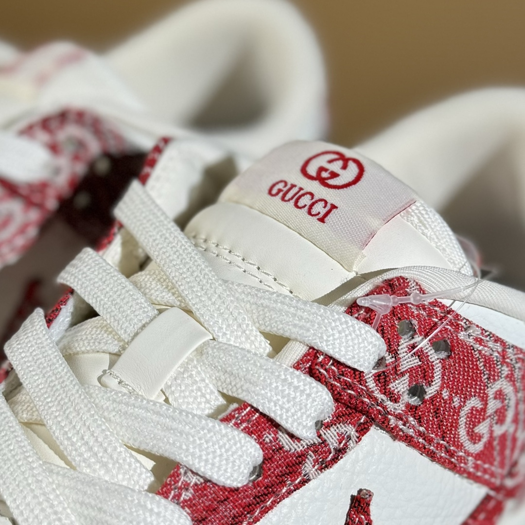 280 Nike SB Dunk Low 古驰联名 灰红牛仔 周年高端定制 低帮休闲板鞋 SC9207-417