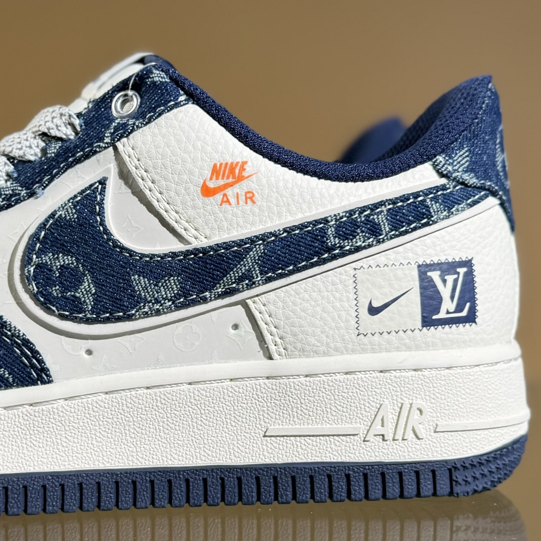 260 Nike Air Force 1'07 Low LV联名 前掌蓝牛仔 空军一号低帮休闲板鞋 YX5066-355