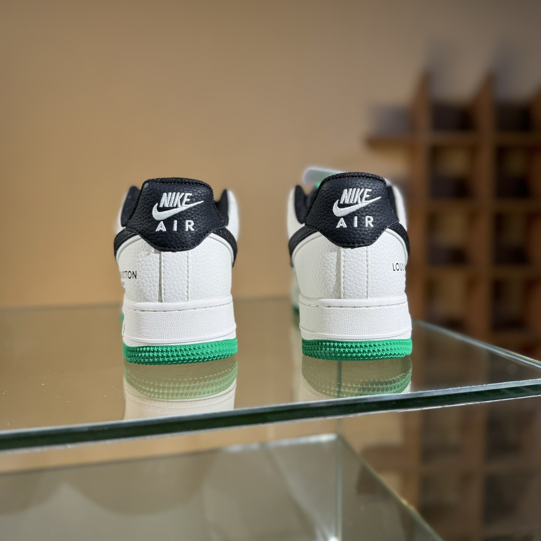 260 Nike Air Force 1'07 Low LV联名 米黑鳞纹绿底 空军一号低帮休闲板鞋 QW5836-008