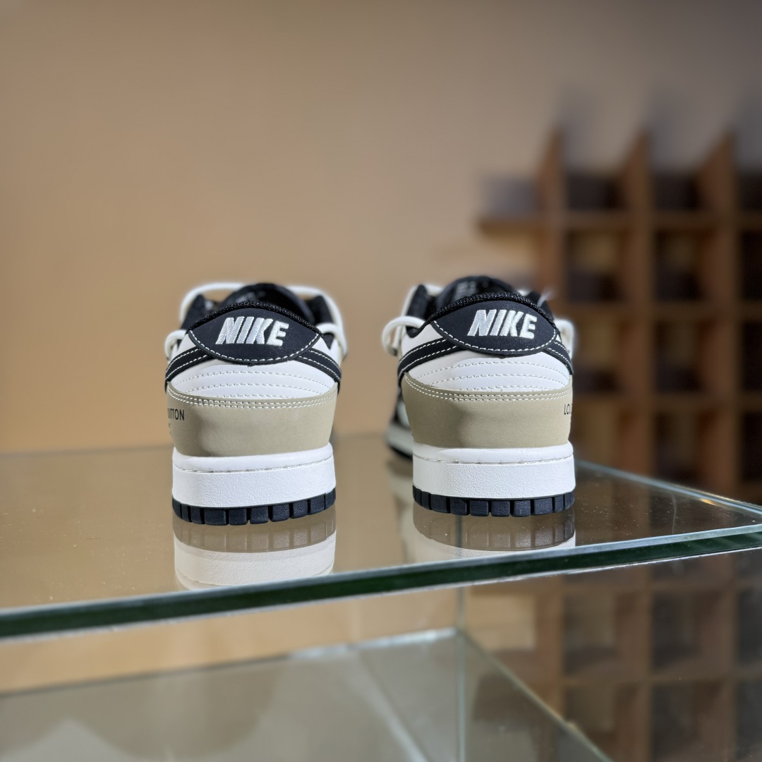 300 Nike SB Dunk Low LV联名 黑棕抽绳 低帮休闲板鞋 YX5066-371