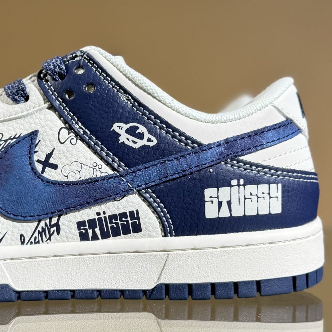 280 Nike SB Dunk Low 斯图西联名 周年高端定制 低帮休闲板鞋 XS6089-589