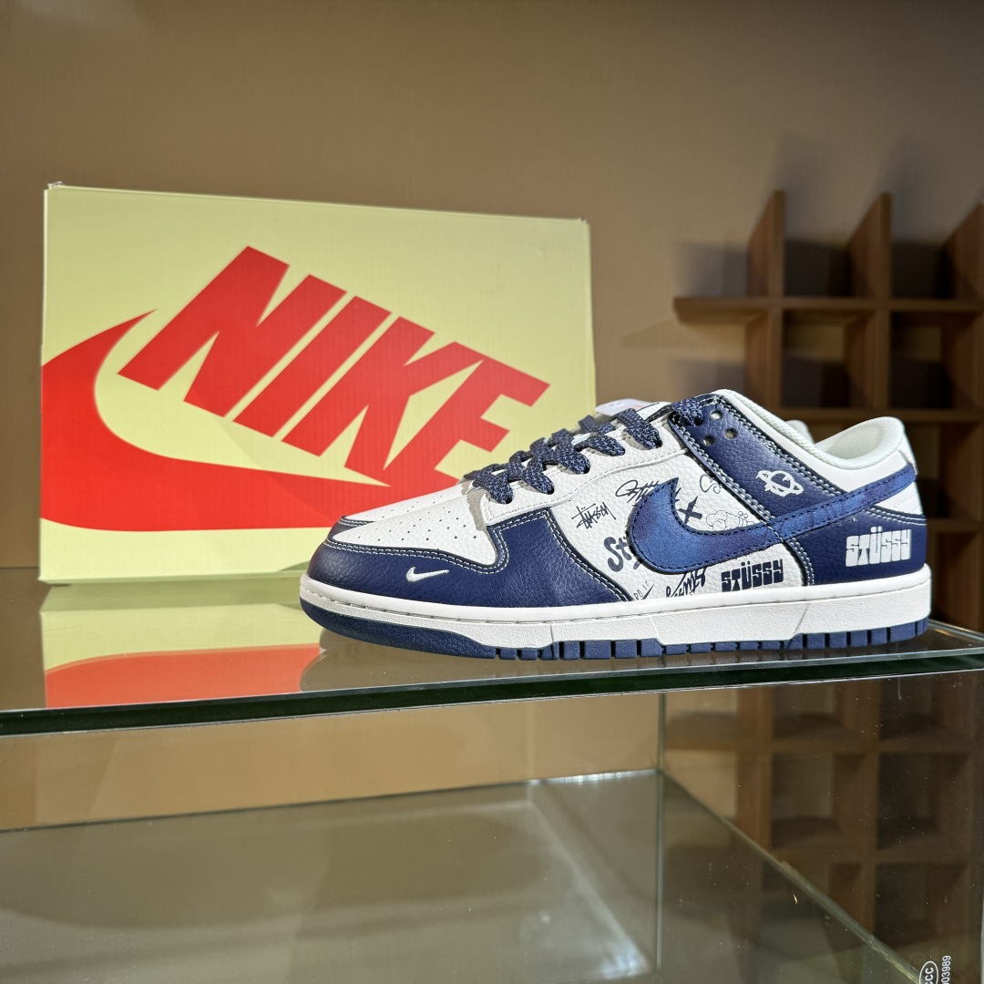 280 Nike SB Dunk Low 斯图西联名 周年高端定制 低帮休闲板鞋 XS6089-589
