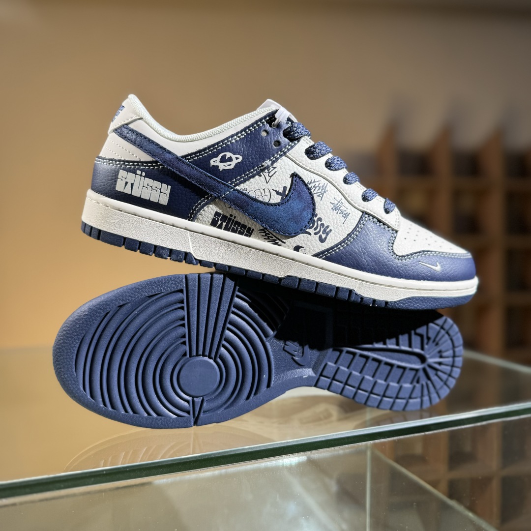 280 Nike SB Dunk Low 斯图西联名 周年高端定制 低帮休闲板鞋 XS6089-589