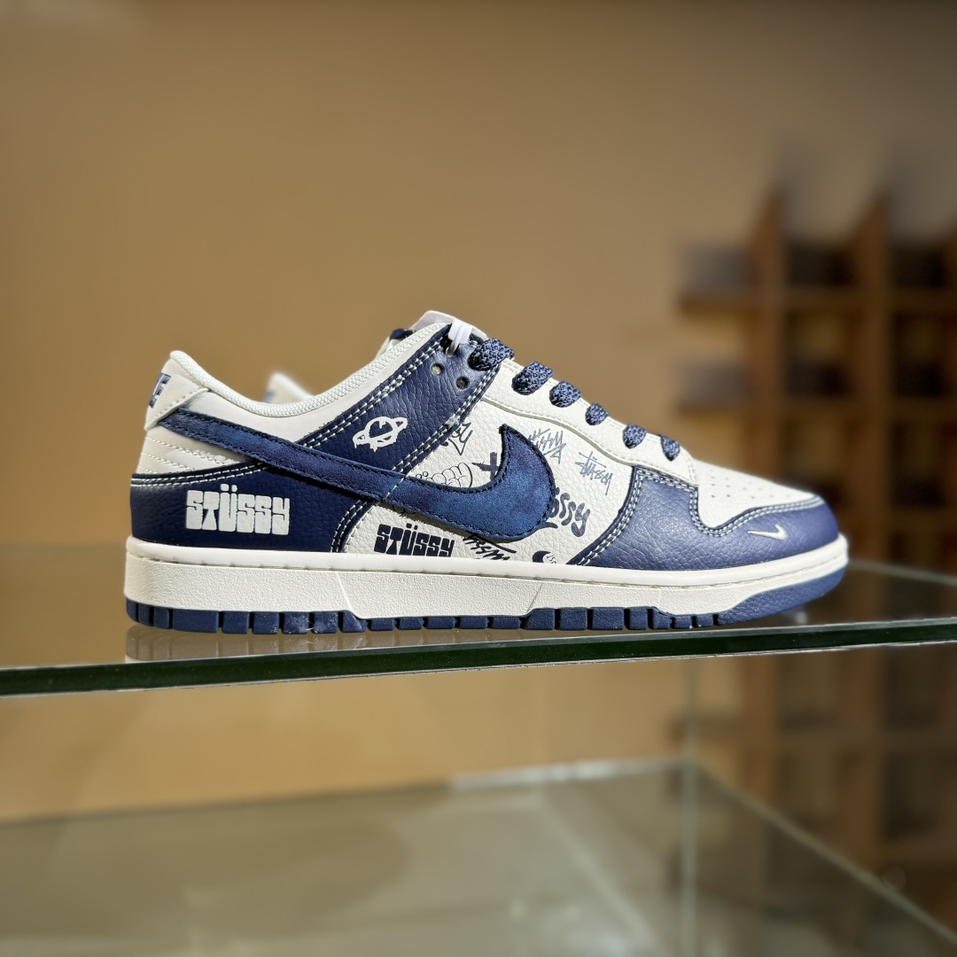 280 Nike SB Dunk Low 斯图西联名 周年高端定制 低帮休闲板鞋 XS6089-589