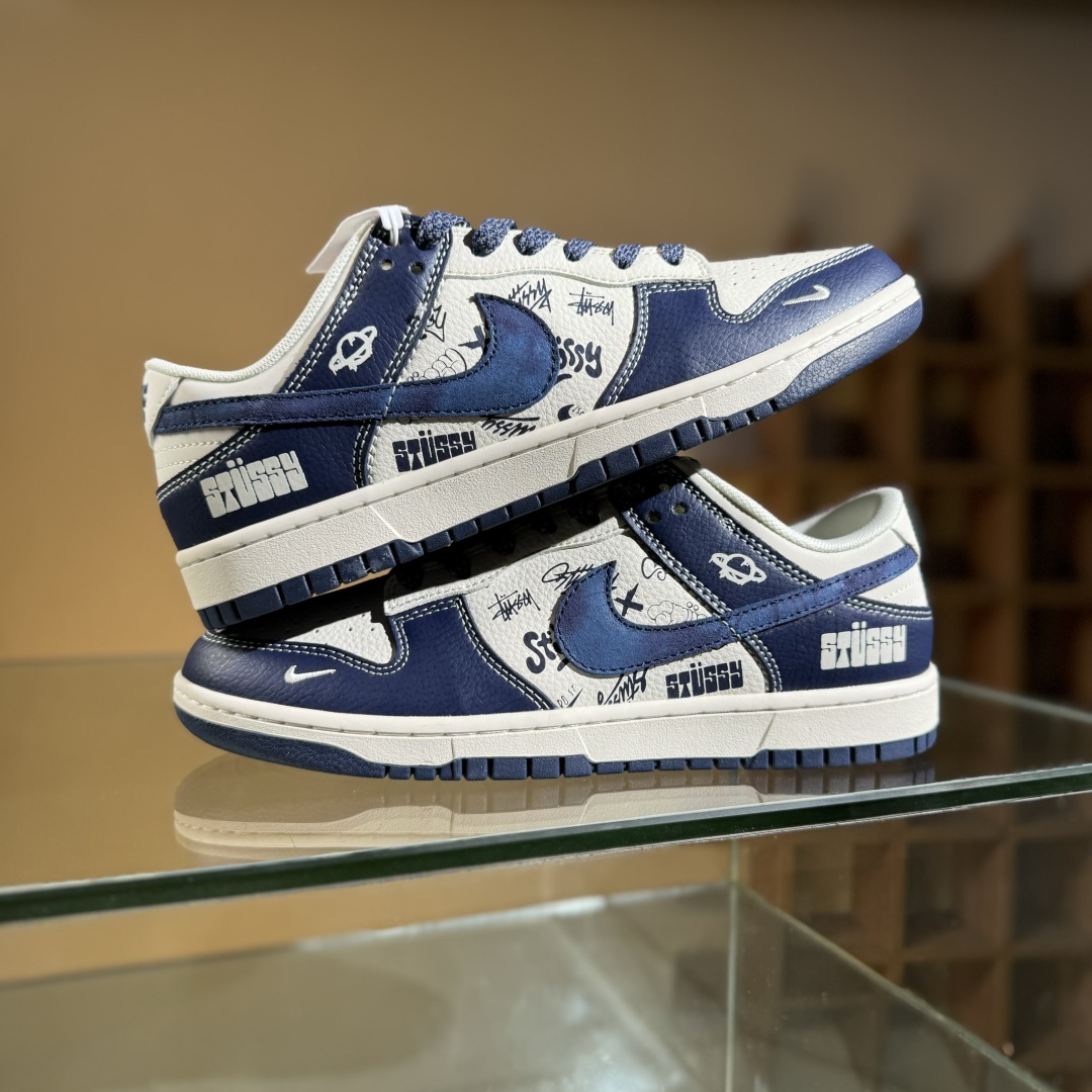 280 Nike SB Dunk Low 斯图西联名 周年高端定制 低帮休闲板鞋 XS6089-589