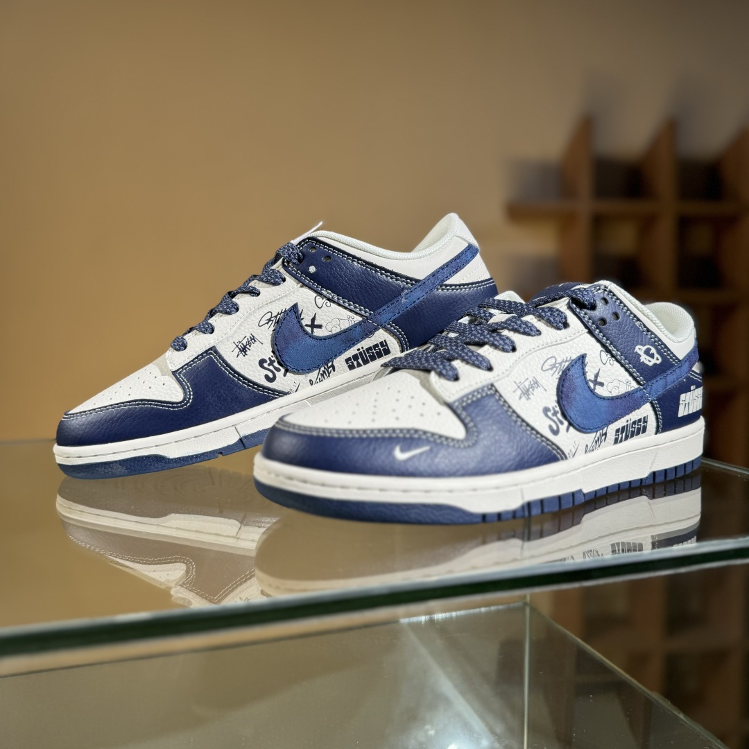 280 Nike SB Dunk Low 斯图西联名 周年高端定制 低帮休闲板鞋 XS6089-589