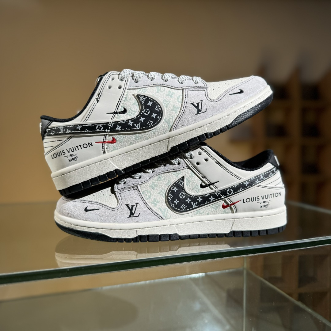 280 Nike SB Dunk Low LV联名 黑勾印花 低帮休闲板鞋 YX5066-365-Chinese UA Cheap High Quatity Brand Clothes Bags handbags Sneakers wholesale wholesaler seller from China Factory suppliers Fashion Clothing Shoes best Quality Beautiful Price 280 Nike SB Dunk Low LV联名 黑勾印花 低帮休闲板鞋 YX5066-365