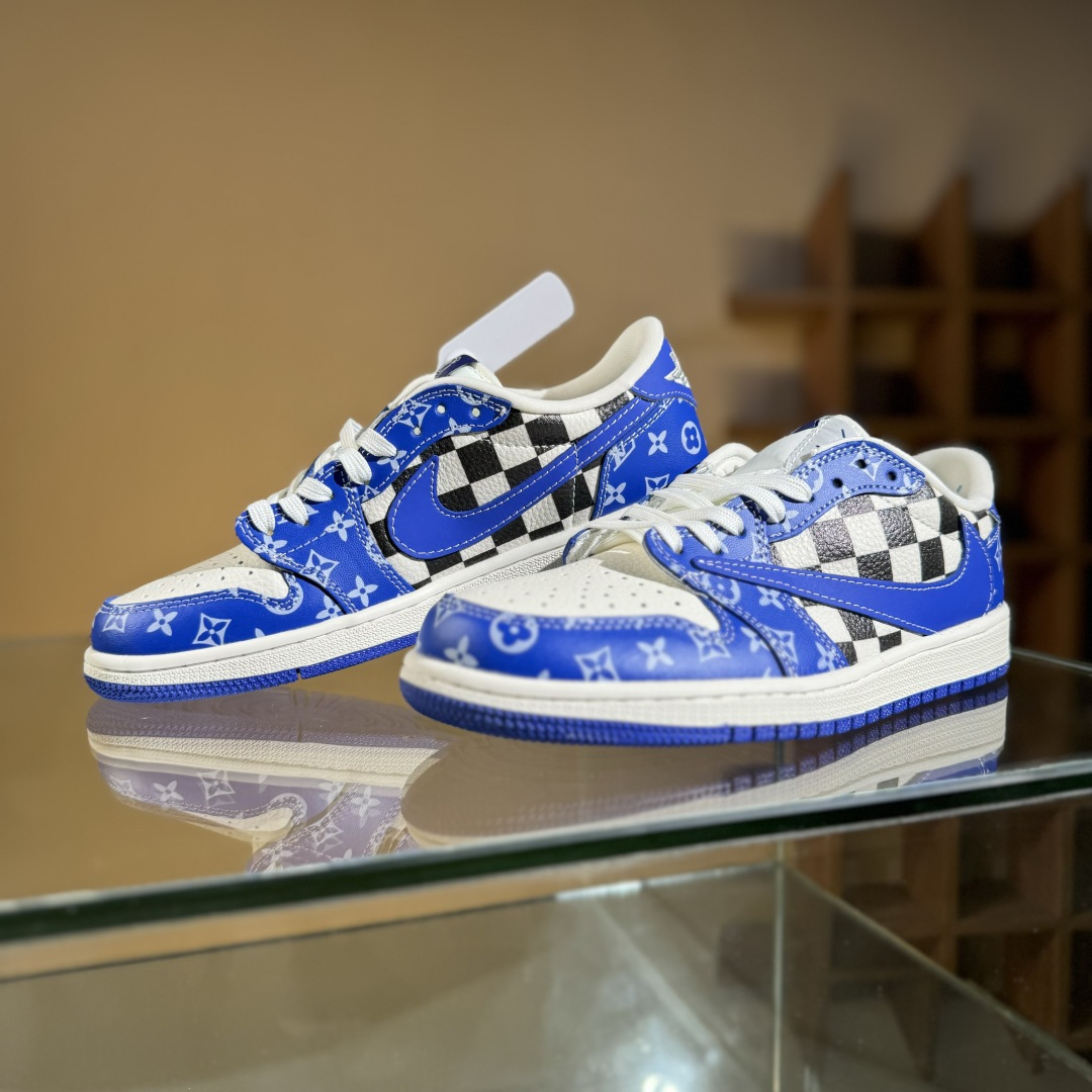 280 Travis Scott x Fragment Design x Air Jordan 1 Low OG SP AJ1 乔1 LV联名 蓝色妖姬 低帮文化休闲板鞋 XQ1979-003-Chinese UA Cheap High Quatity Brand Clothes Bags handbags Sneakers wholesale wholesaler seller from China Factory suppliers Fashion Clothing Shoes best Quality Beautiful Price 280 Travis Scott x Fragment Design x Air Jordan 1 Low OG SP AJ1 乔1 LV联名 蓝色妖姬 低帮文化休闲板鞋 XQ1979-003