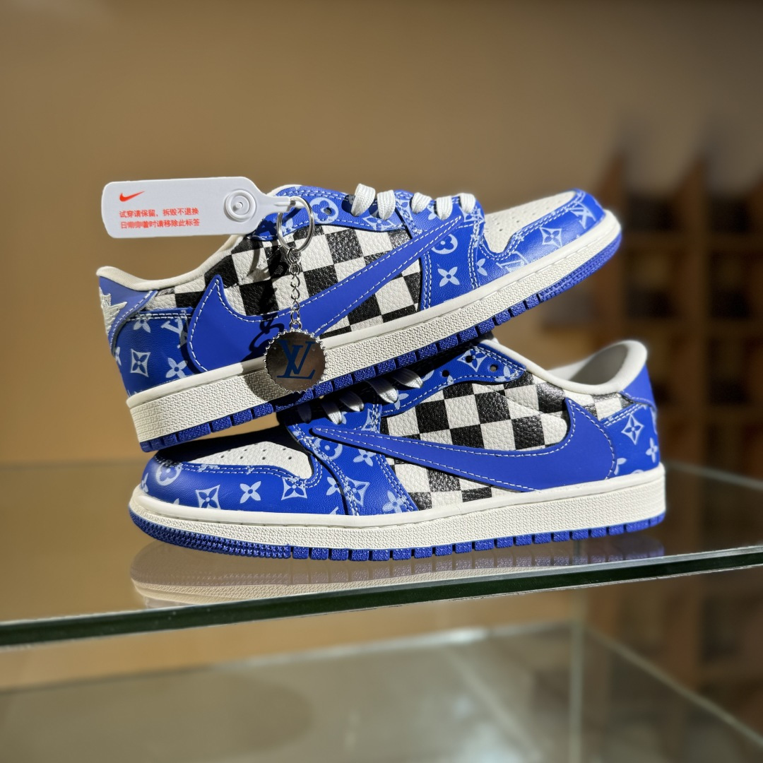 280 Travis Scott x Fragment Design x Air Jordan 1 Low OG SP AJ1 乔1 LV联名 蓝色妖姬 低帮文化休闲板鞋 XQ1979-003-Chinese UA Cheap High Quatity Brand Clothes Bags handbags Sneakers wholesale wholesaler seller from China Factory suppliers Fashion Clothing Shoes best Quality Beautiful Price 280 Travis Scott x Fragment Design x Air Jordan 1 Low OG SP AJ1 乔1 LV联名 蓝色妖姬 低帮文化休闲板鞋 XQ1979-003