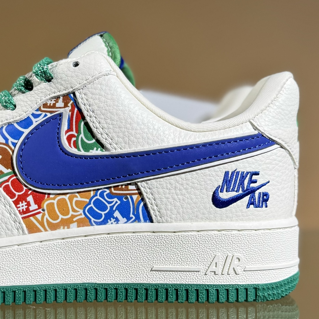 260 Nike Air Force 1'07 Low 米蓝绿拼接 空军一号低帮休闲板鞋 KJ1688-001-Chinese UA Cheap High Quatity Brand Clothes Bags handbags Sneakers wholesale wholesaler seller from China Factory suppliers Fashion Clothing Shoes best Quality Beautiful Price 260 Nike Air Force 1'07 Low 米蓝绿拼接 空军一号低帮休闲板鞋 KJ1688-001