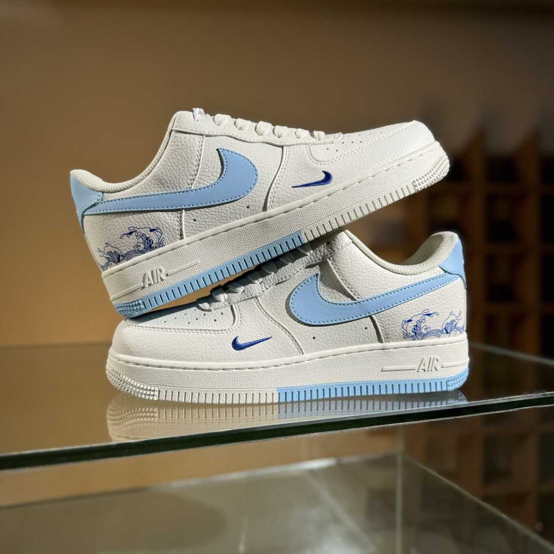260 Nike Air Force 1'07 Low 米蓝浪花 空军一号低帮休闲板鞋 CS5288-027-Chinese UA Cheap High Quatity Brand Clothes Bags handbags Sneakers wholesale wholesaler seller from China Factory suppliers Fashion Clothing Shoes best Quality Beautiful Price 260 Nike Air Force 1'07 Low 米蓝浪花 空军一号低帮休闲板鞋 CS5288-027