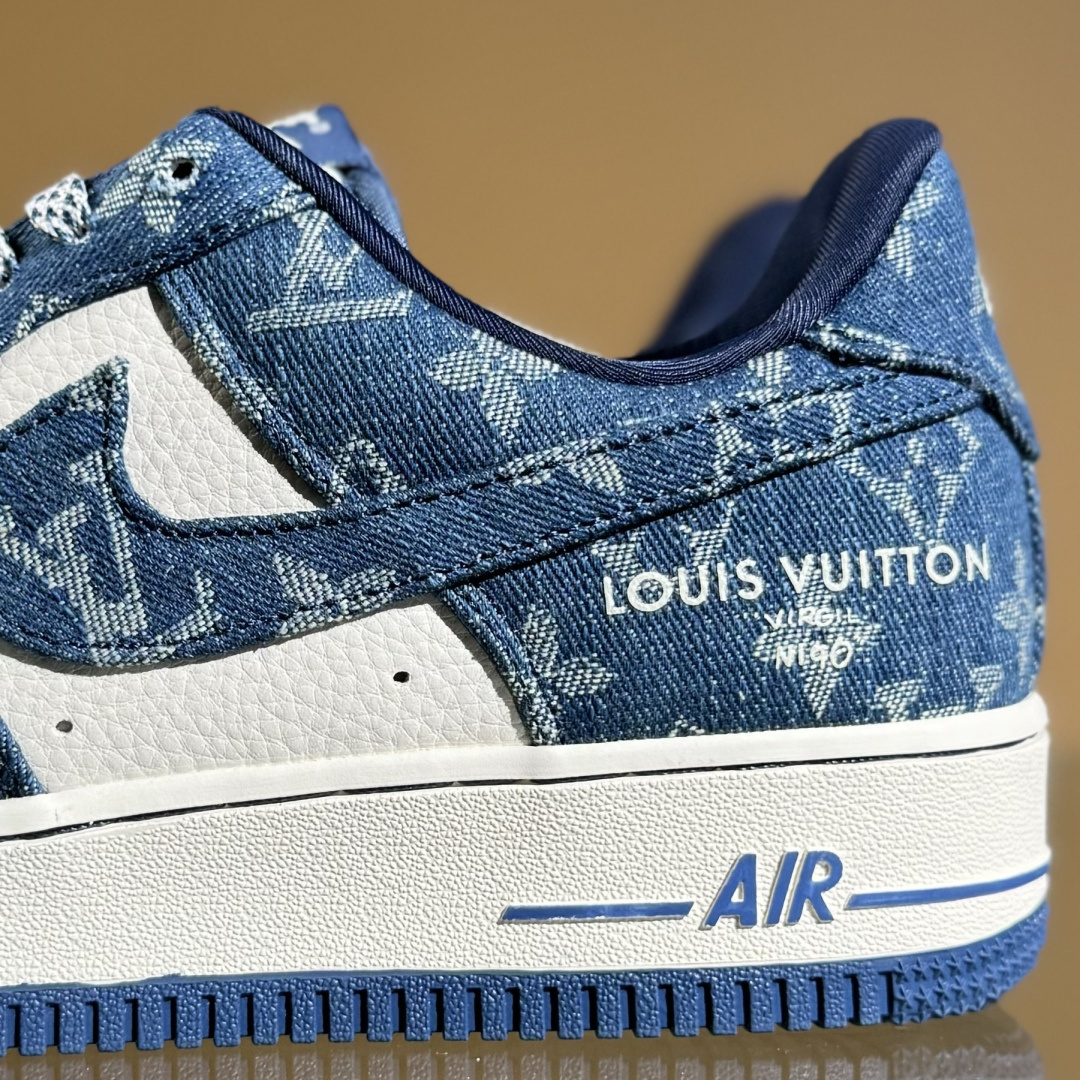 260 Nike Air Force 1'07 Low LV联名 蓝色牛仔 空军一号低帮休闲板鞋 ZD1988-001-Chinese UA Cheap High Quatity Brand Clothes Bags handbags Sneakers wholesale wholesaler seller from China Factory suppliers Fashion Clothing Shoes best Quality Beautiful Price 260 Nike Air Force 1'07 Low LV联名 蓝色牛仔 空军一号低帮休闲板鞋 ZD1988-001