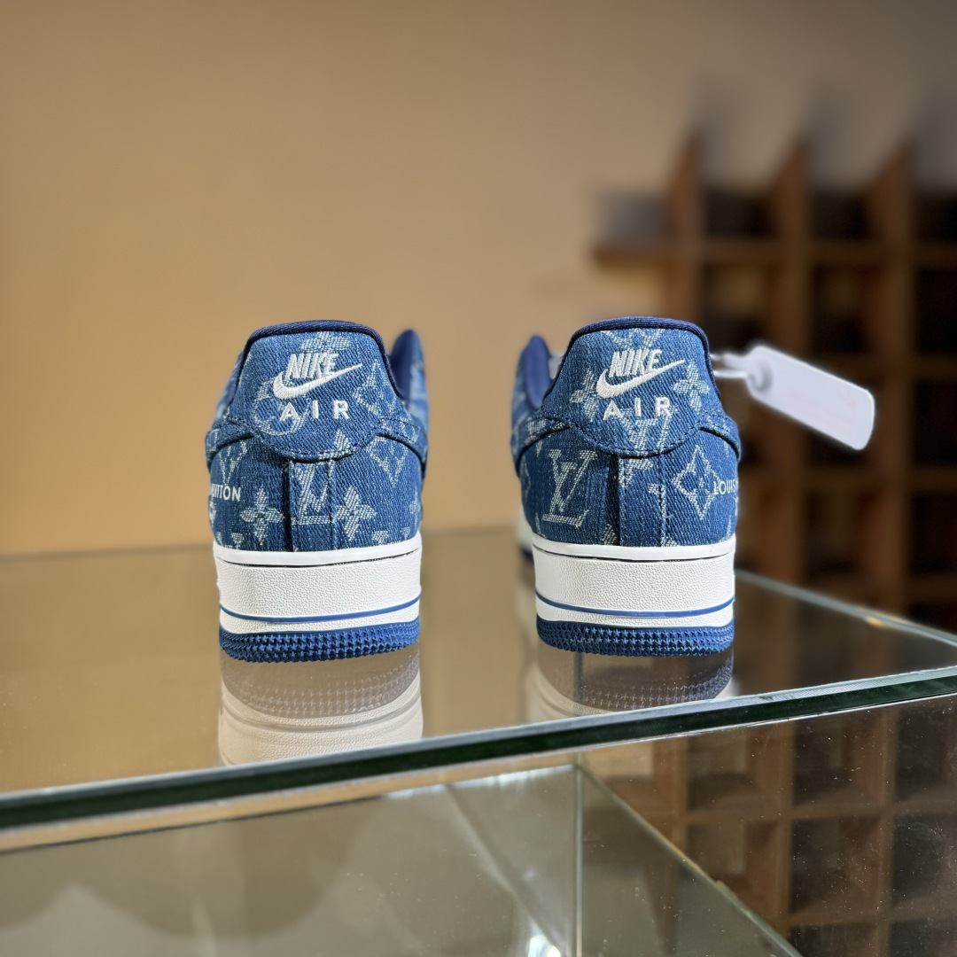 260 Nike Air Force 1'07 Low LV联名 蓝色牛仔 空军一号低帮休闲板鞋 ZD1988-001-Chinese UA Cheap High Quatity Brand Clothes Bags handbags Sneakers wholesale wholesaler seller from China Factory suppliers Fashion Clothing Shoes best Quality Beautiful Price 260 Nike Air Force 1'07 Low LV联名 蓝色牛仔 空军一号低帮休闲板鞋 ZD1988-001