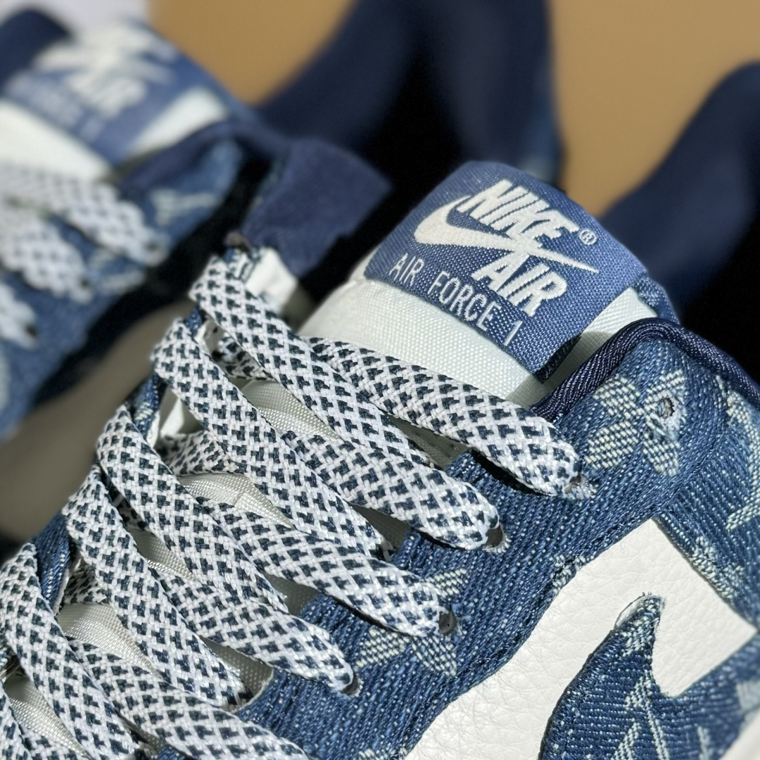 260 Nike Air Force 1'07 Low LV联名 蓝色牛仔 空军一号低帮休闲板鞋 ZD1988-001-Chinese UA Cheap High Quatity Brand Clothes Bags handbags Sneakers wholesale wholesaler seller from China Factory suppliers Fashion Clothing Shoes best Quality Beautiful Price 260 Nike Air Force 1'07 Low LV联名 蓝色牛仔 空军一号低帮休闲板鞋 ZD1988-001