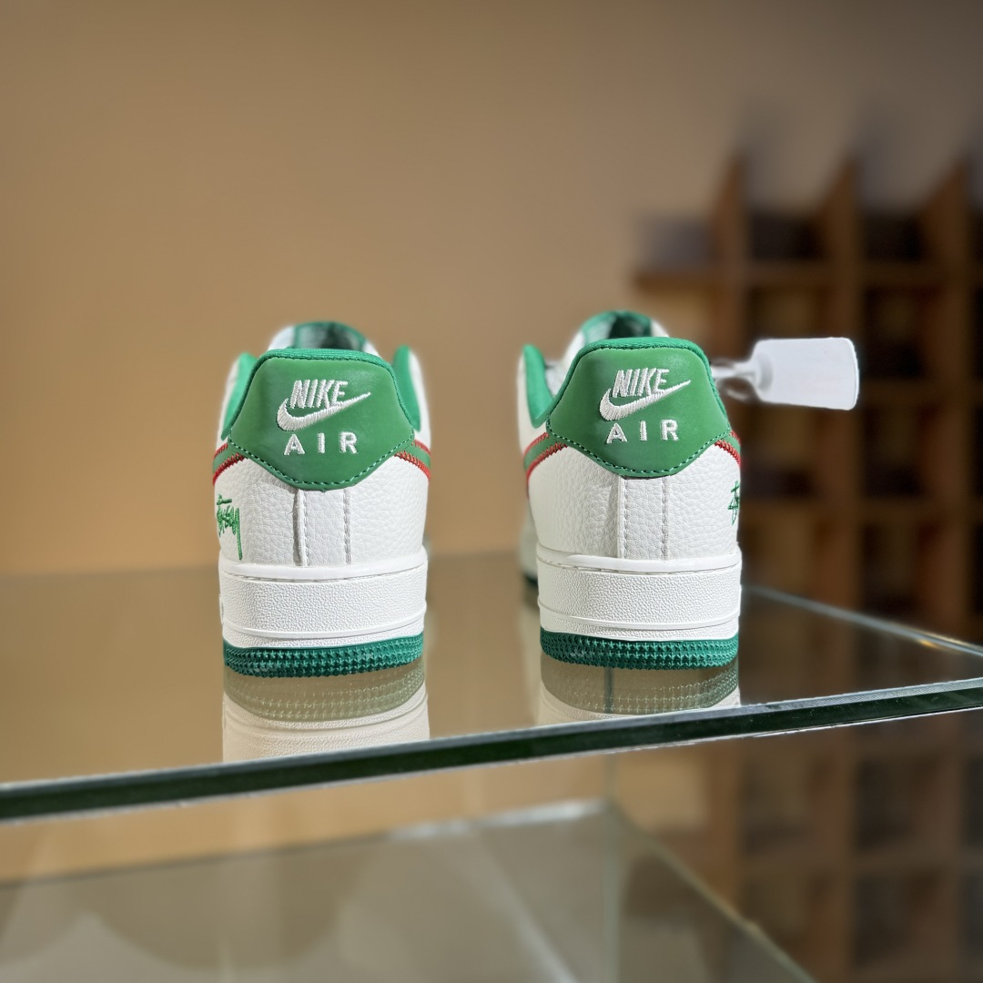 260 Nike Air Force 1'07 Low 斯图西联名 针织勾米绿 空军一号低帮休闲板鞋 KJ1688-002-Chinese UA Cheap High Quatity Brand Clothes Bags handbags Sneakers wholesale wholesaler seller from China Factory suppliers Fashion Clothing Shoes best Quality Beautiful Price 260 Nike Air Force 1'07 Low 斯图西联名 针织勾米绿 空军一号低帮休闲板鞋 KJ1688-002