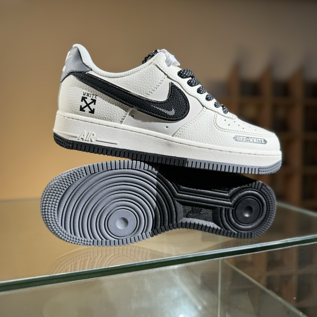 260 Nike Air Force 1'07 Low 联名 灰黑双色米黑 空军一号低帮休闲板鞋 QW5836-005-Chinese UA Cheap High Quatity Brand Clothes Bags handbags Sneakers wholesale wholesaler seller from China Factory suppliers Fashion Clothing Shoes best Quality Beautiful Price 260 Nike Air Force 1'07 Low 联名 灰黑双色米黑 空军一号低帮休闲板鞋 QW5836-005