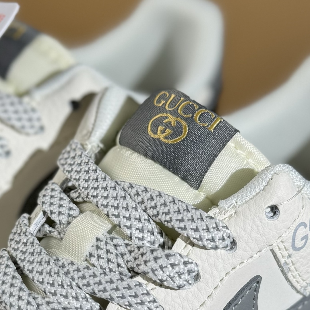 260 Nike Air Force 1'07 Low 古驰联名 花纹灰勾 空军一号低帮休闲板鞋 ZH2598-322