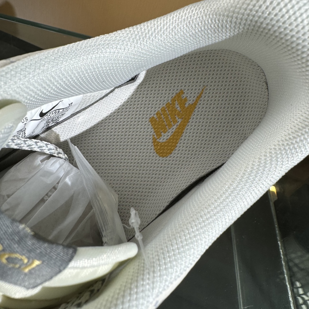 260 Nike Air Force 1'07 Low 古驰联名 花纹灰勾 空军一号低帮休闲板鞋 ZH2598-322