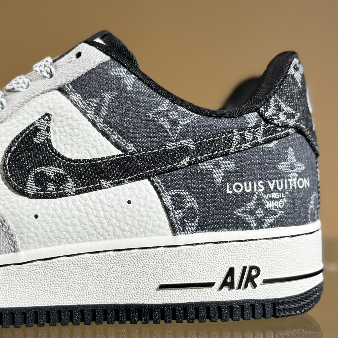260 Nike Air Force 1'07 Low LV联名 拼接牛仔 空军一号低帮休闲板鞋 SC0601-550-Chinese UA Cheap High Quatity Brand Clothes Bags handbags Sneakers wholesale wholesaler seller from China Factory suppliers Fashion Clothing Shoes best Quality Beautiful Price 260 Nike Air Force 1'07 Low LV联名 拼接牛仔 空军一号低帮休闲板鞋 SC0601-550