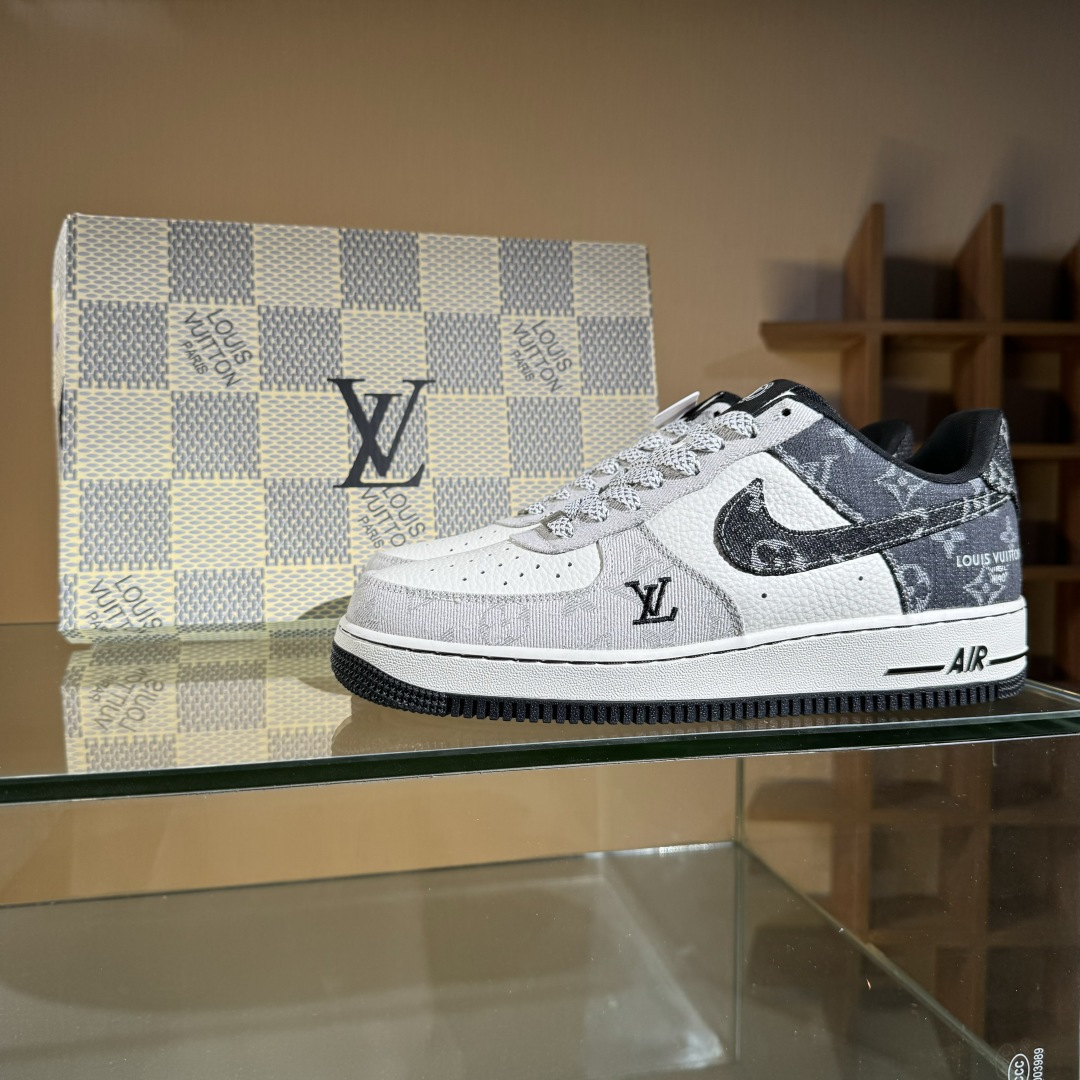 260 Nike Air Force 1'07 Low LV联名 拼接牛仔 空军一号低帮休闲板鞋 SC0601-550-Chinese UA Cheap High Quatity Brand Clothes Bags handbags Sneakers wholesale wholesaler seller from China Factory suppliers Fashion Clothing Shoes best Quality Beautiful Price 260 Nike Air Force 1'07 Low LV联名 拼接牛仔 空军一号低帮休闲板鞋 SC0601-550