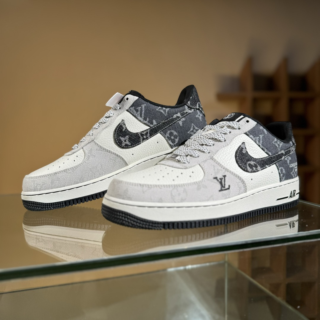 260 Nike Air Force 1'07 Low LV联名 拼接牛仔 空军一号低帮休闲板鞋 SC0601-550-Chinese UA Cheap High Quatity Brand Clothes Bags handbags Sneakers wholesale wholesaler seller from China Factory suppliers Fashion Clothing Shoes best Quality Beautiful Price 260 Nike Air Force 1'07 Low LV联名 拼接牛仔 空军一号低帮休闲板鞋 SC0601-550