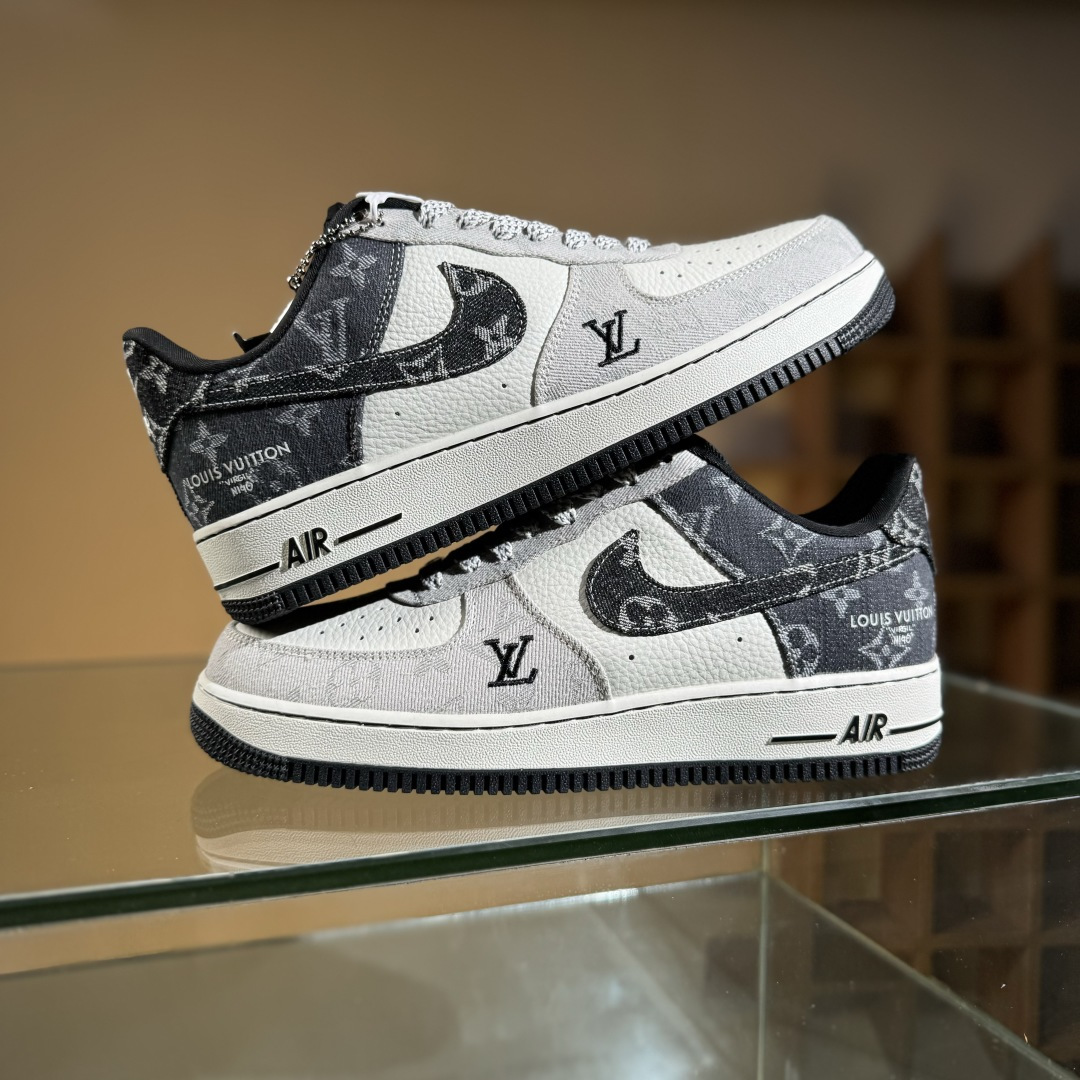 260 Nike Air Force 1'07 Low LV联名 拼接牛仔 空军一号低帮休闲板鞋 SC0601-550-Chinese UA Cheap High Quatity Brand Clothes Bags handbags Sneakers wholesale wholesaler seller from China Factory suppliers Fashion Clothing Shoes best Quality Beautiful Price 260 Nike Air Force 1'07 Low LV联名 拼接牛仔 空军一号低帮休闲板鞋 SC0601-550