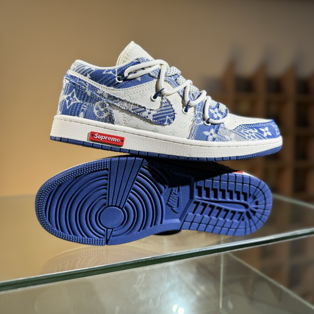 300 Air Jordan 1 Low AJ1 乔1 LV联名 蓝花布抽绳 高端定制 低帮复古篮球鞋 YX5066-373-Chinese UA Cheap High Quatity Brand Clothes Bags handbags Sneakers wholesale wholesaler seller from China Factory suppliers Fashion Clothing Shoes best Quality Beautiful Price 300 Air Jordan 1 Low AJ1 乔1 LV联名 蓝花布抽绳 高端定制 低帮复古篮球鞋 YX5066-373