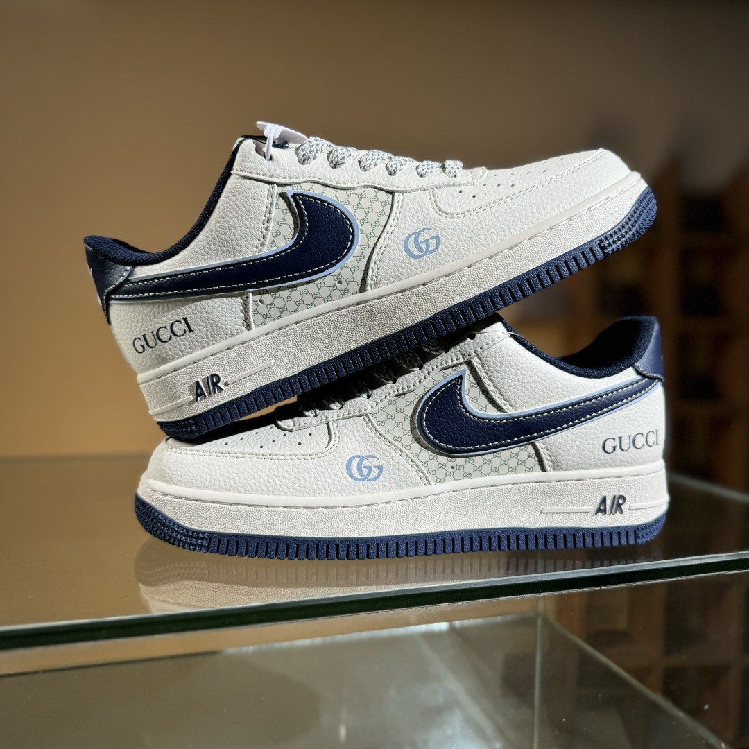 260 Nike Air Force 1'07 Low 古驰联名 花纹蓝勾 空军一号低帮休闲板鞋 XS1958-564-Chinese UA Cheap High Quatity Brand Clothes Bags handbags Sneakers wholesale wholesaler seller from China Factory suppliers Fashion Clothing Shoes best Quality Beautiful Price 260 Nike Air Force 1'07 Low 古驰联名 花纹蓝勾 空军一号低帮休闲板鞋 XS1958-564