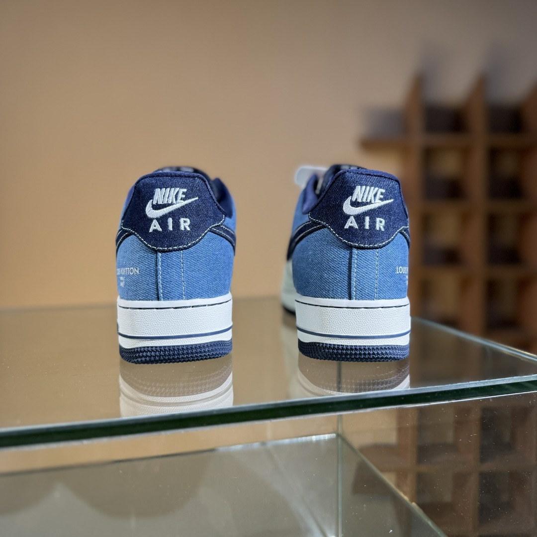 260 Nike Air Force 1'07 Low LV联名 拼接牛仔 空军一号低帮休闲板鞋 SC0601-551-Chinese UA Cheap High Quatity Brand Clothes Bags handbags Sneakers wholesale wholesaler seller from China Factory suppliers Fashion Clothing Shoes best Quality Beautiful Price 260 Nike Air Force 1'07 Low LV联名 拼接牛仔 空军一号低帮休闲板鞋 SC0601-551