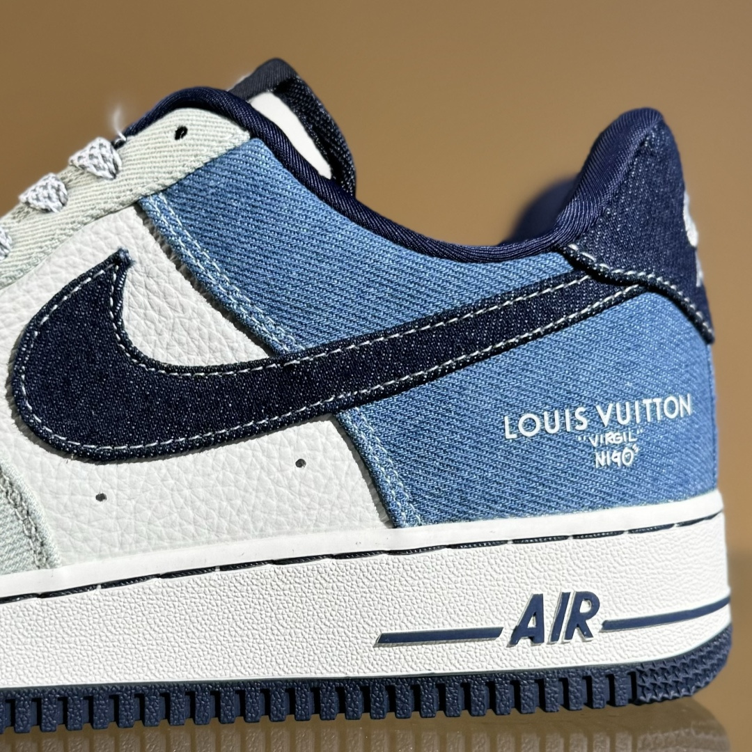 260 Nike Air Force 1'07 Low LV联名 拼接牛仔 空军一号低帮休闲板鞋 SC0601-551-Chinese UA Cheap High Quatity Brand Clothes Bags handbags Sneakers wholesale wholesaler seller from China Factory suppliers Fashion Clothing Shoes best Quality Beautiful Price 260 Nike Air Force 1'07 Low LV联名 拼接牛仔 空军一号低帮休闲板鞋 SC0601-551