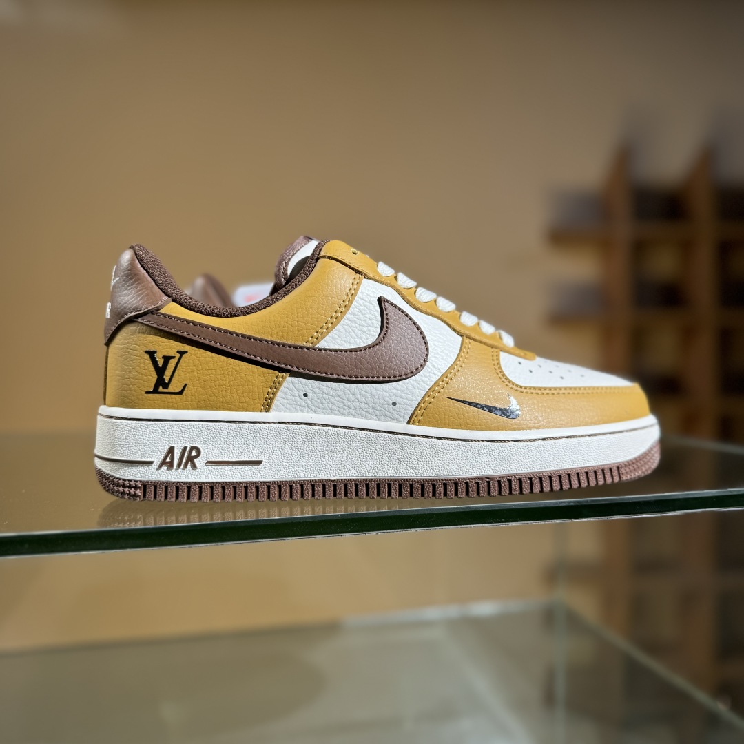 260 Nike Air Force 1'07 Low LV联名 琥珀棕黄 空军一号低帮休闲板鞋 LW9279-014