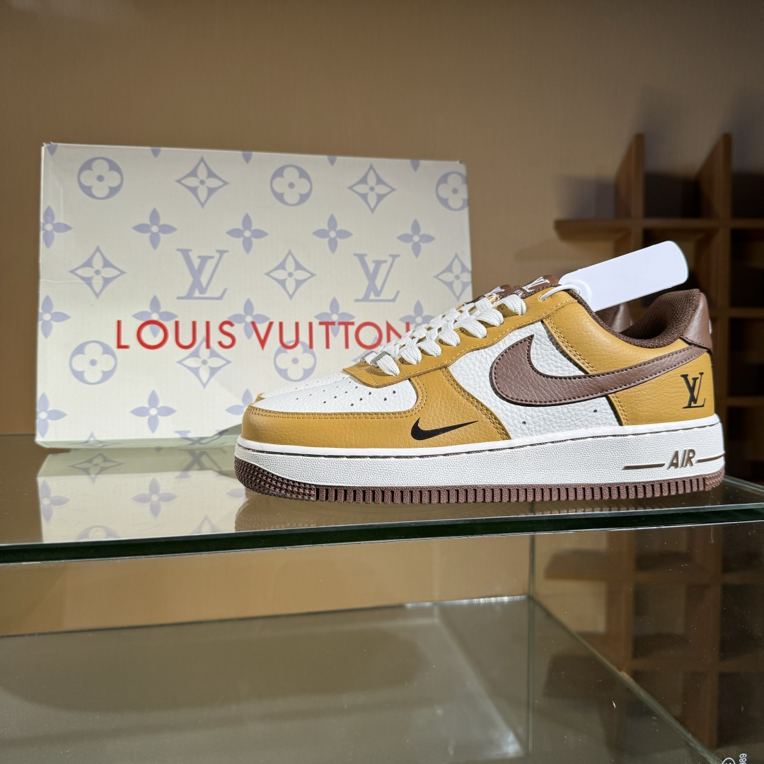 260 Nike Air Force 1'07 Low LV联名 琥珀棕黄 空军一号低帮休闲板鞋 LW9279-014