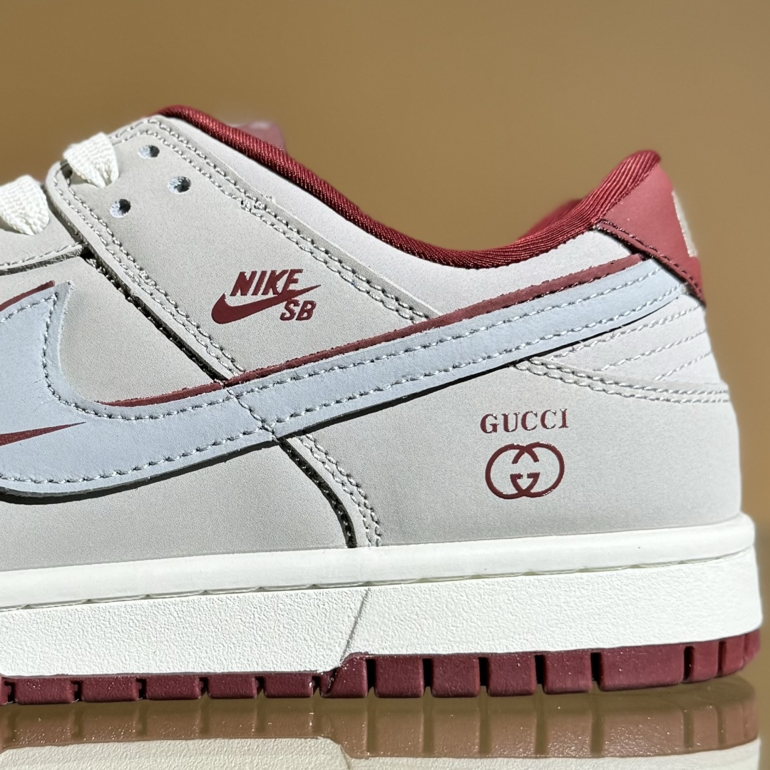 280 Nike SB Dunk Low x GUCCI 红灰小勾 XY2026-157-Chinese UA Cheap High Quatity Brand Clothes Bags handbags Sneakers wholesale wholesaler seller from China Factory suppliers Fashion Clothing Shoes best Quality Beautiful Price 280 Nike SB Dunk Low x GUCCI 红灰小勾 XY2026-157