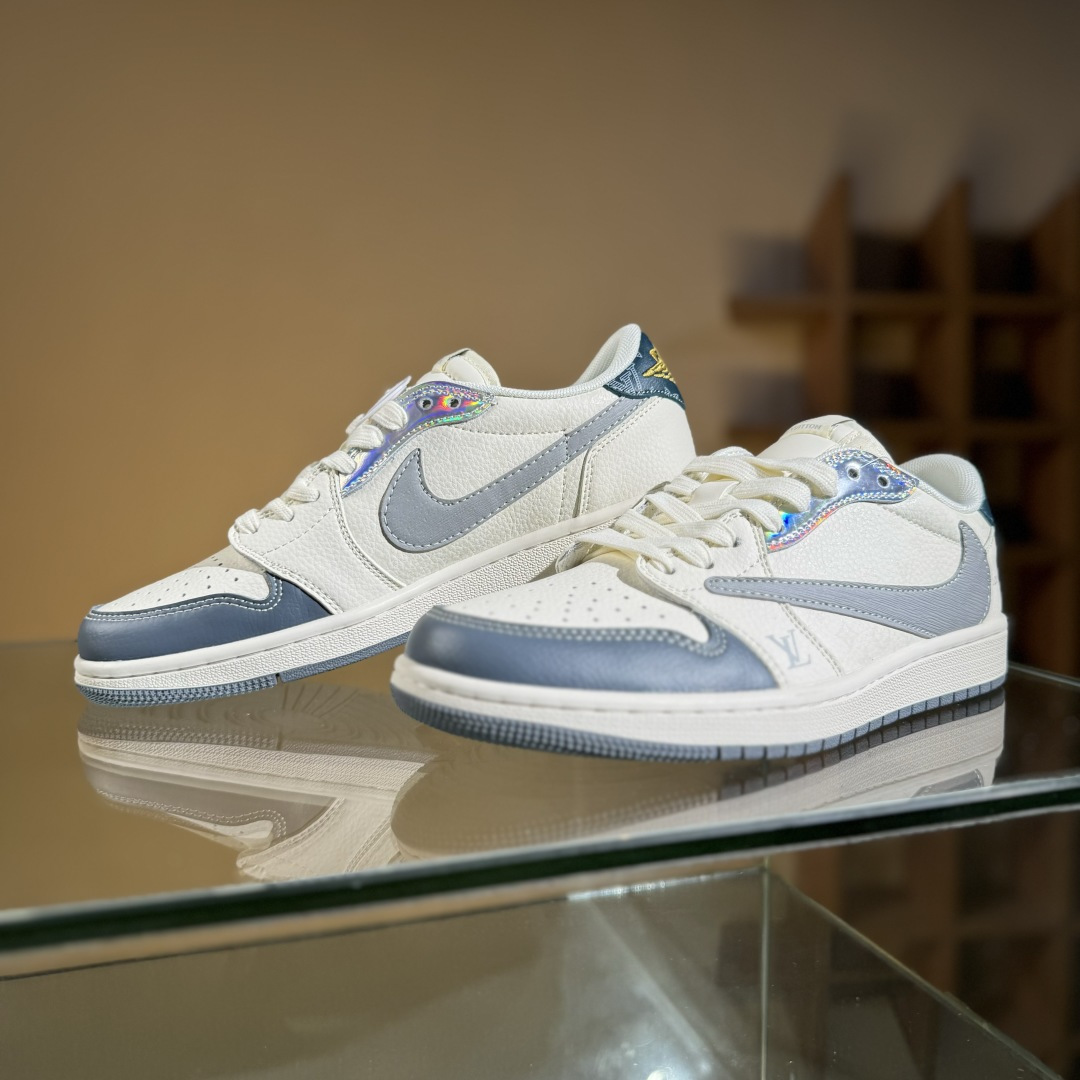 280 Travis Scott x Nike Air Jordan 1 Low x Louis Vuitton Air Jordan 1 Low 反转灰白倒钩 XS7089-615-Chinese UA Cheap High Quatity Brand Clothes Bags handbags Sneakers wholesale wholesaler seller from China Factory suppliers Fashion Clothing Shoes best Quality Beautiful Price 280 Travis Scott x Nike Air Jordan 1 Low x Louis Vuitton Air Jordan 1 Low 反转灰白倒钩 XS7089-615