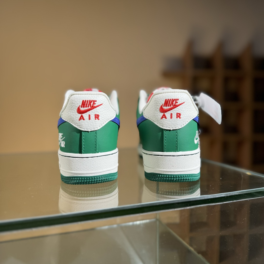 260 Nike Air Force 1'07 Low 联名 双拼绿蓝勾 空军一号低帮休闲板鞋 KJ1688-007-Chinese UA Cheap High Quatity Brand Clothes Bags handbags Sneakers wholesale wholesaler seller from China Factory suppliers Fashion Clothing Shoes best Quality Beautiful Price 260 Nike Air Force 1'07 Low 联名 双拼绿蓝勾 空军一号低帮休闲板鞋 KJ1688-007