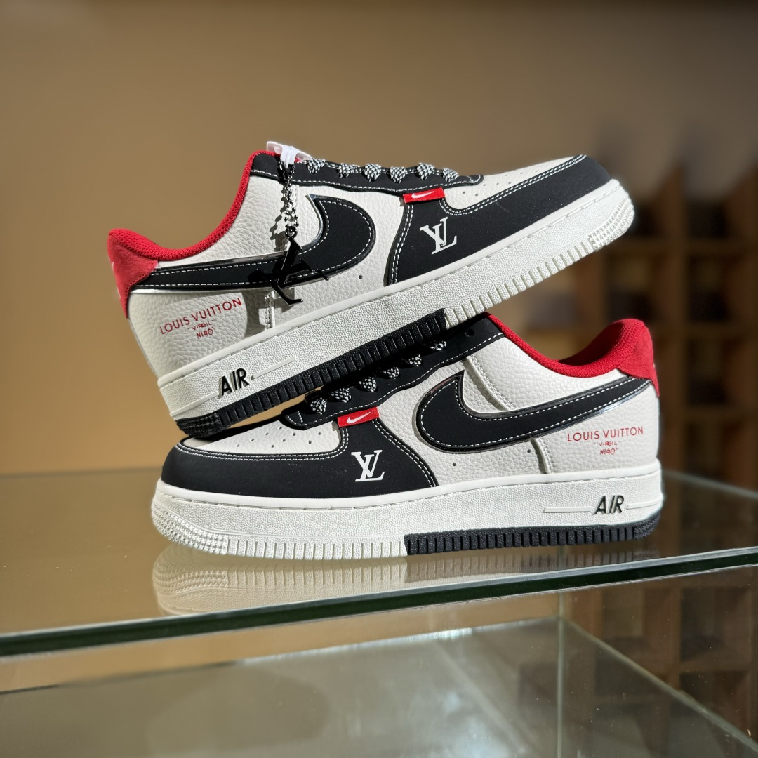260 Nike Air Force 1 Low 07 x Louis Vuitton 黑白满天星 CS5288-022-Chinese UA Cheap High Quatity Brand Clothes Bags handbags Sneakers wholesale wholesaler seller from China Factory suppliers Fashion Clothing Shoes best Quality Beautiful Price 260 Nike Air Force 1 Low 07 x Louis Vuitton 黑白满天星 CS5288-022