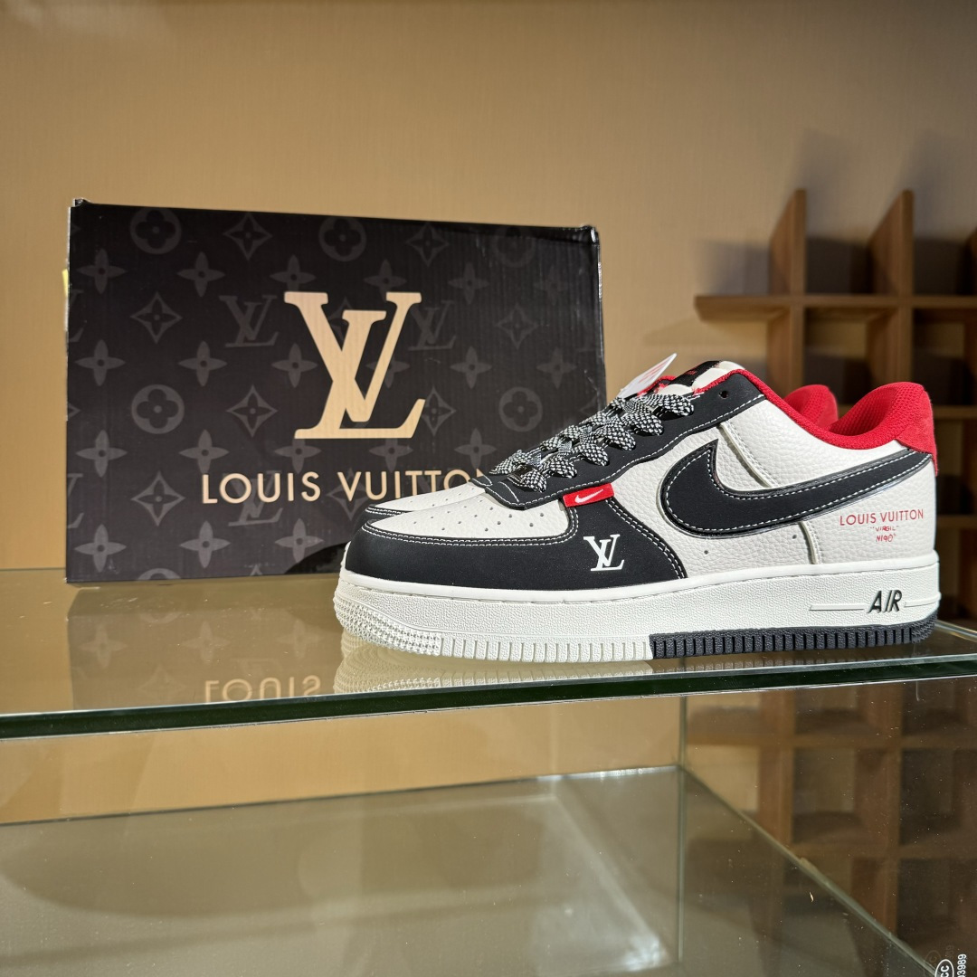 260 Nike Air Force 1 Low 07 x Louis Vuitton 黑白满天星 CS5288-022-Chinese UA Cheap High Quatity Brand Clothes Bags handbags Sneakers wholesale wholesaler seller from China Factory suppliers Fashion Clothing Shoes best Quality Beautiful Price 260 Nike Air Force 1 Low 07 x Louis Vuitton 黑白满天星 CS5288-022