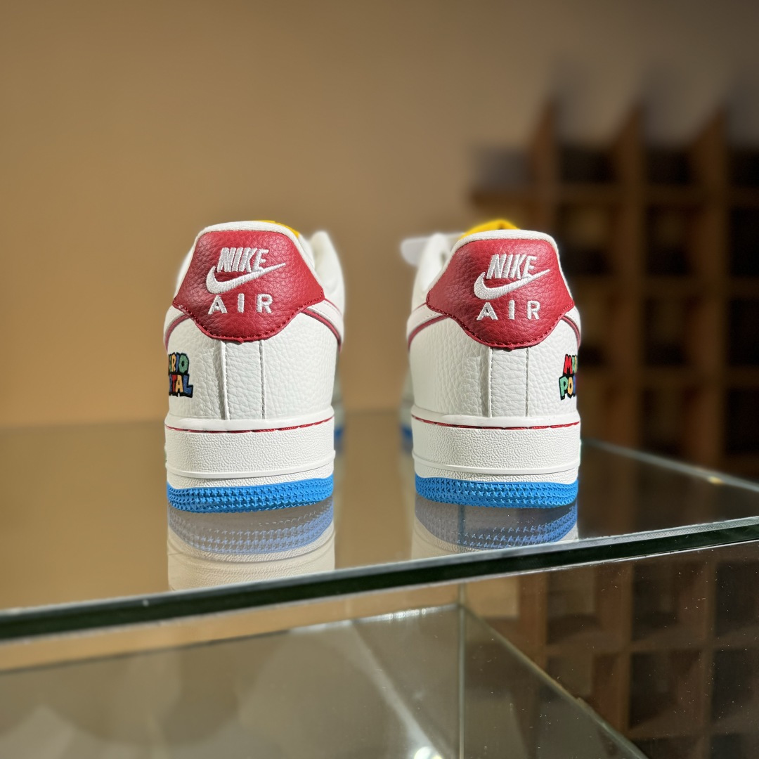260 Nike Air Force 1 Low 07 x Mario 白蓝彩 SC0601-567-Chinese UA Cheap High Quatity Brand Clothes Bags handbags Sneakers wholesale wholesaler seller from China Factory suppliers Fashion Clothing Shoes best Quality Beautiful Price 260 Nike Air Force 1 Low 07 x Mario 白蓝彩 SC0601-567