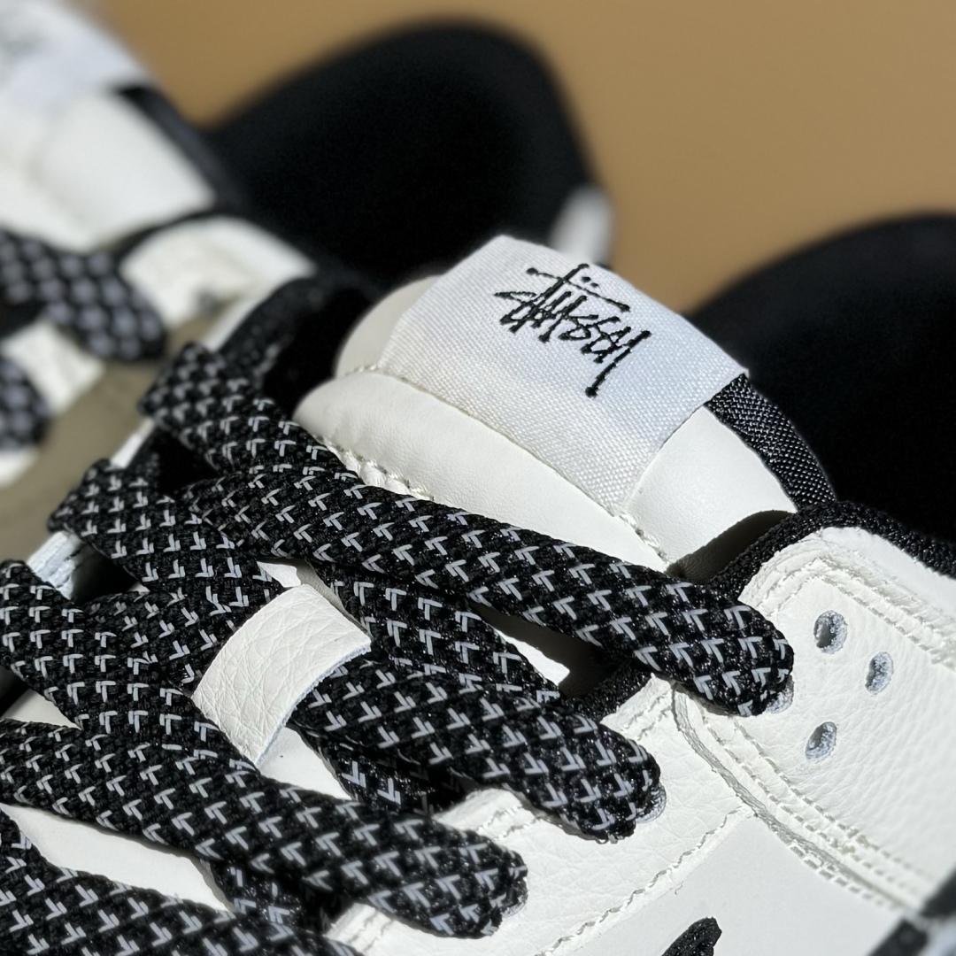 280 Nike Air Force 1 Low 07 x Stussy 白黑闪电满天星 QW5836-018